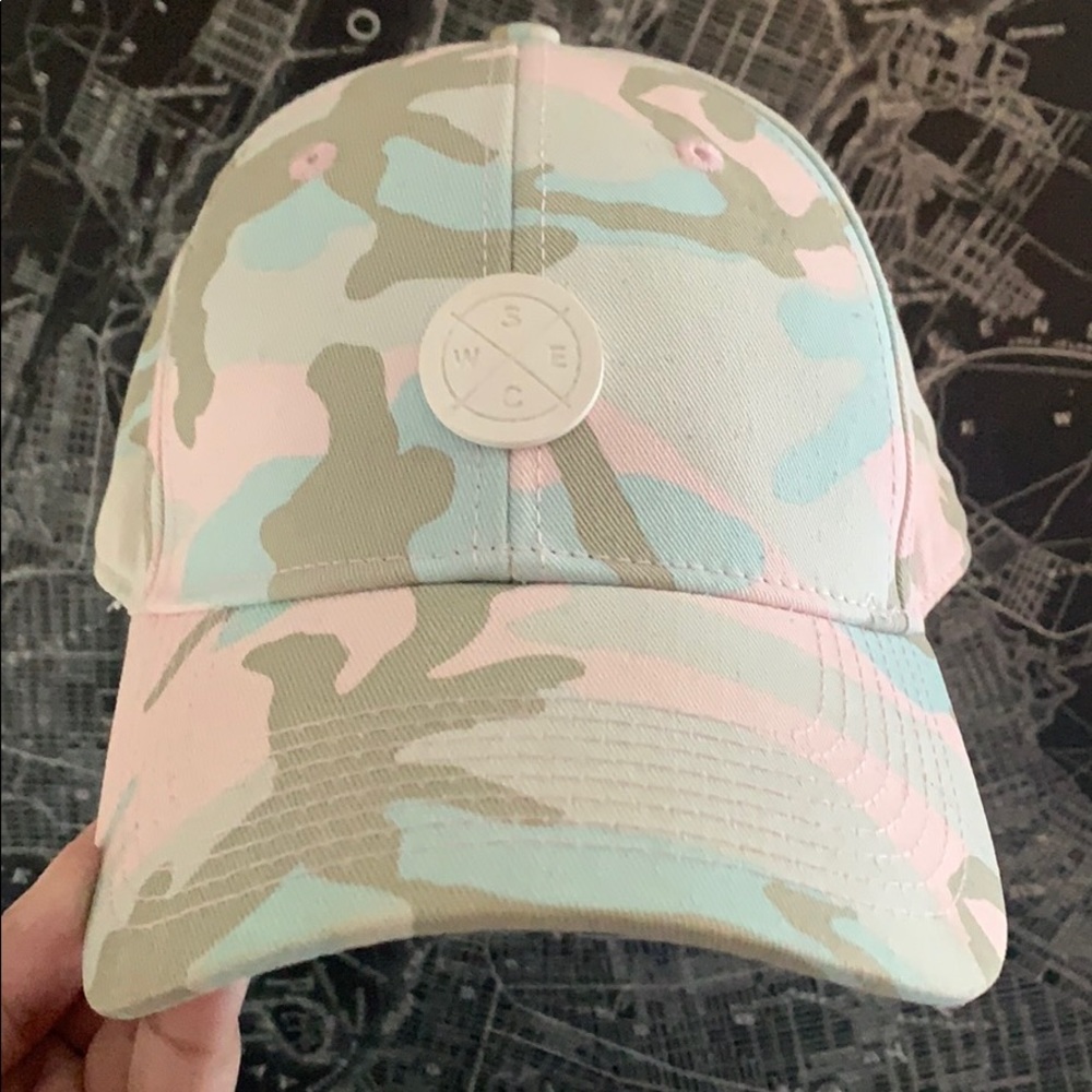 WESC pastel camo hat